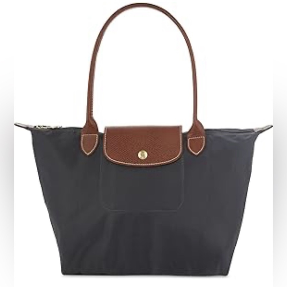 Longchamp longchamp le pliage small tote dark gray (gunmetal)